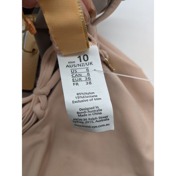 NWT Bond Eye Sunday Session One Piece Swimsuit in Mocha & Sand 6 - Picture 7 of 14